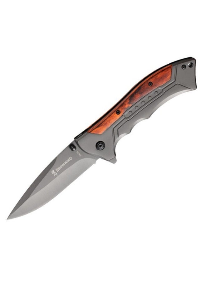 Browning متعددة الوظائف الفولاذ المقاوم للصدأ سكين للفرد G10 مقبض جميع الصلب المحمولة في الهواء الطلق سكين للفرد التخييم في الهواء الطلق سكينة الفاكهة  - Image 3
