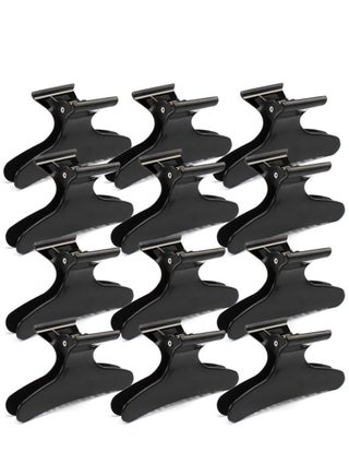ORiTi Hair Clips for Styling Sectioning Black Butterfly Hair Clips Clamps Claws Pro Salon Hair Clips for Cutting, Styling, Sectioning, Coloring Hair styling Clips Butterfly Clips Hair Accessories - pzsku/Z69C778368FB11C594973Z/45/_/1692192618/377d56ff-336f-4040-bff2-2cf54f8afa11