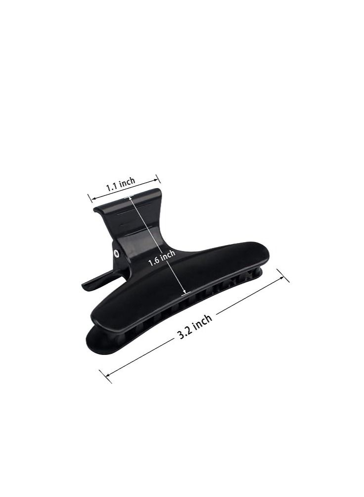 ORiTi Hair Clips for Styling Sectioning Black Butterfly Hair Clips Clamps Claws Pro Salon Hair Clips for Cutting, Styling, Sectioning, Coloring Hair styling Clips Butterfly Clips Hair Accessories