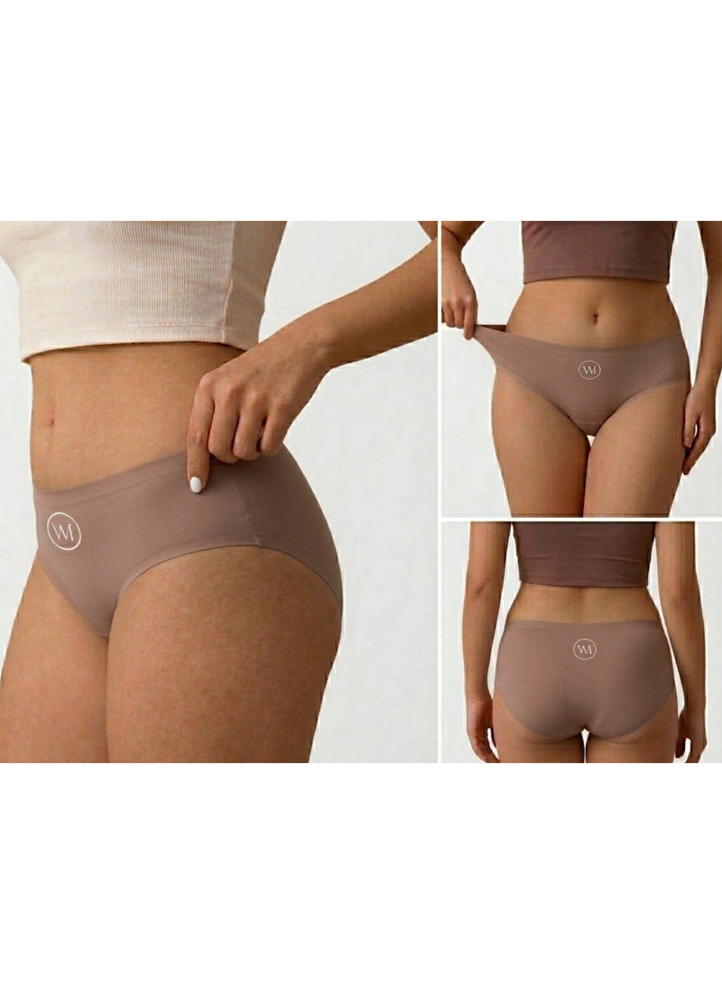 WearMe Seamless Panty 4 Pack Ultra Soft No Lines Daily Comfort - Image 3