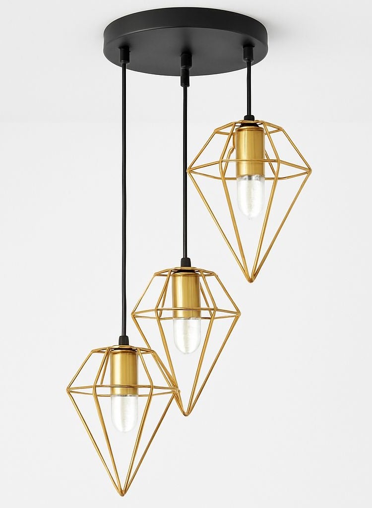 MetalCelling Lighting Gold 60x120 cm