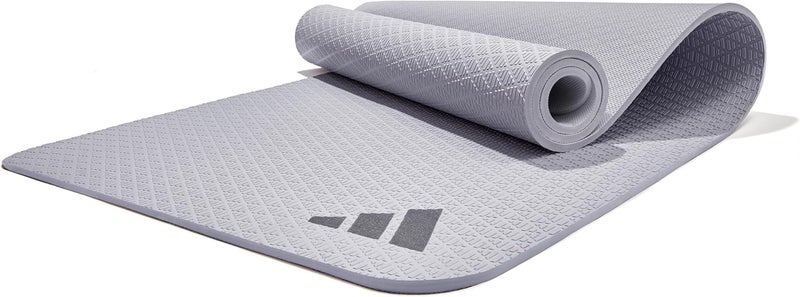 Adidas حصيرة يوغا أديداس - 10 مم - فضي بنفسجي - Image 1