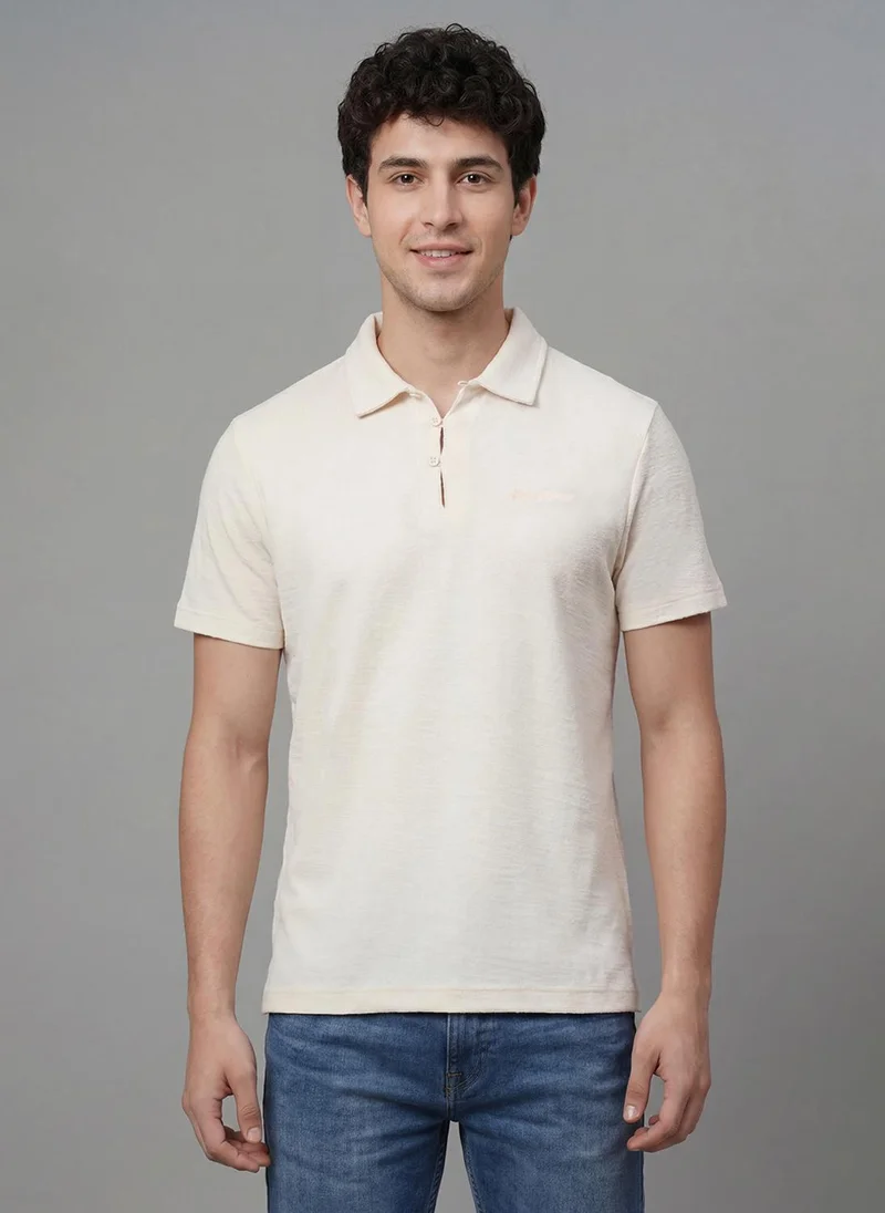 Being Human Men Polo Collar Pure Cotton T-shirt