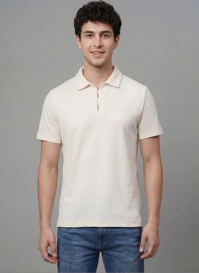 Being Human Men Polo Collar Pure Cotton T-shirt