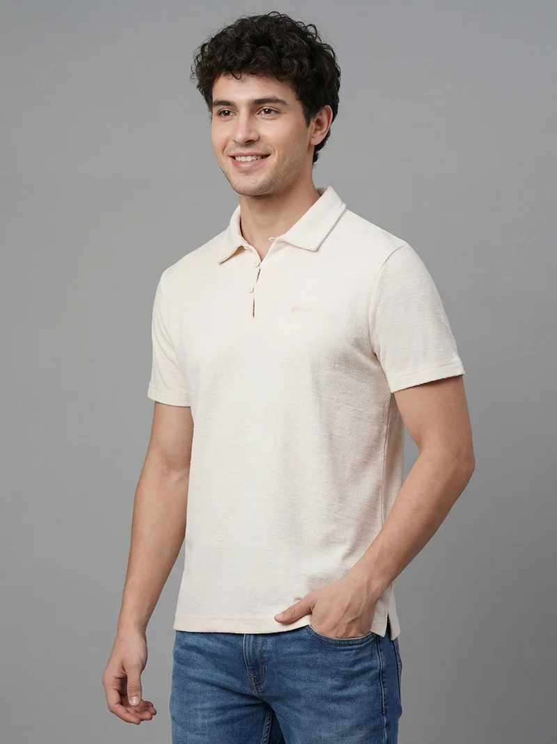 Being Human Men Polo Collar Pure Cotton T-shirt