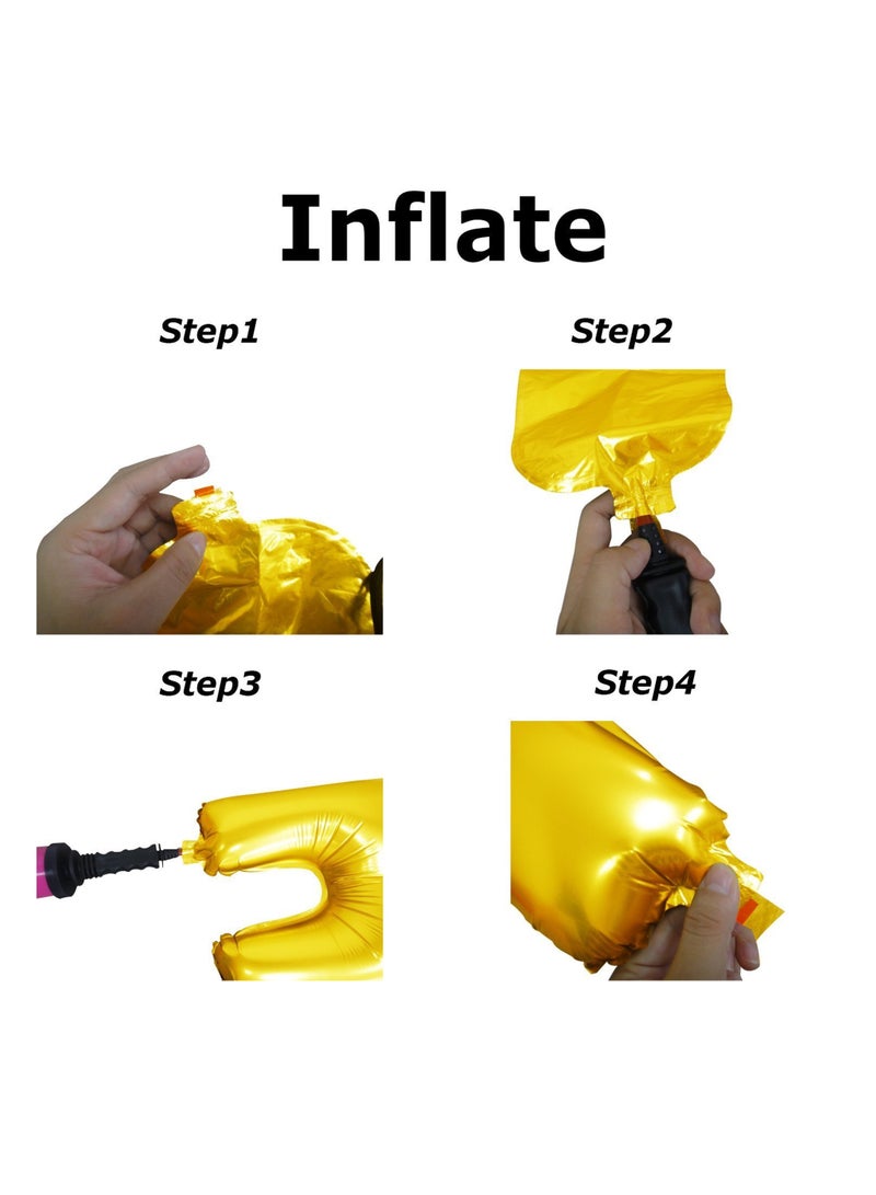 PARTY FUN Foil Letter Balloons 40 Inch Golden Color Perfect for Birthdays, Weddings, Anniversaries, Baby Showers, and Special Occasions Pack of 1 Party Decoration Alphabet Letters A  - Image 4