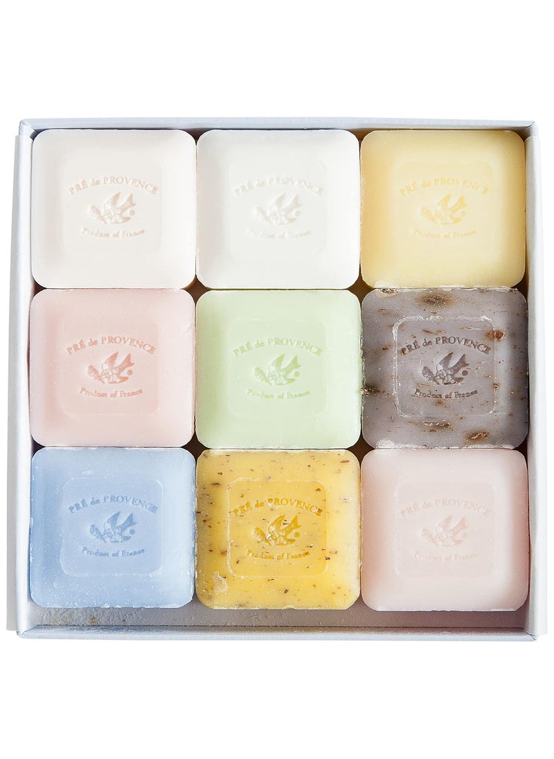 Pre De Provence Pre de Provence Luxury Box of Guest Gift Soap Set of 9  Purple9 Count Pack of 1 