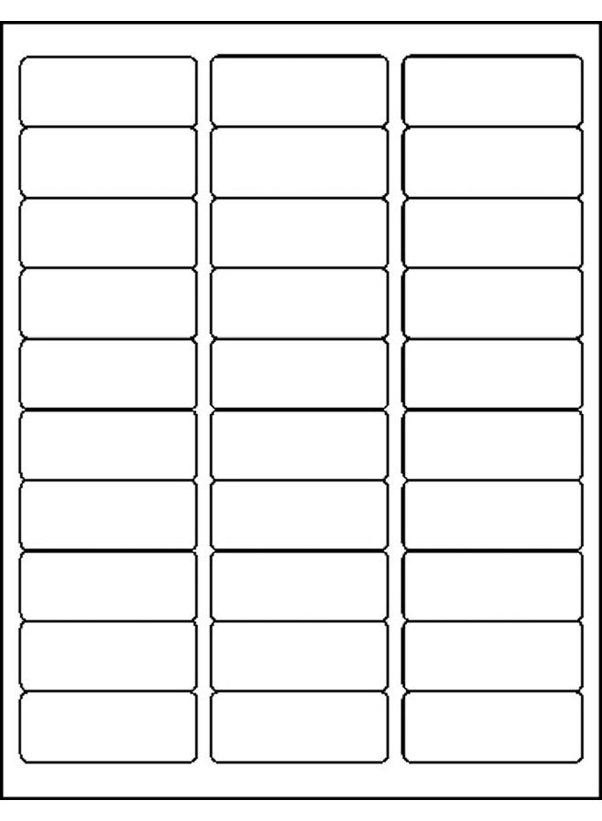 MACO Printable Labels for Mailing - Laser/Ink Jet Compatible Shipping Address Labels, 30 per Sheet, 1" x 2-5/8", Box of 250 Pages/7500 Labels, White - Image 3