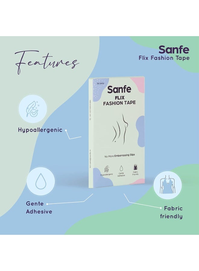 Sanfe Flix Fashion & Fabric Tape, 36 Piece Double Sided - Image 5