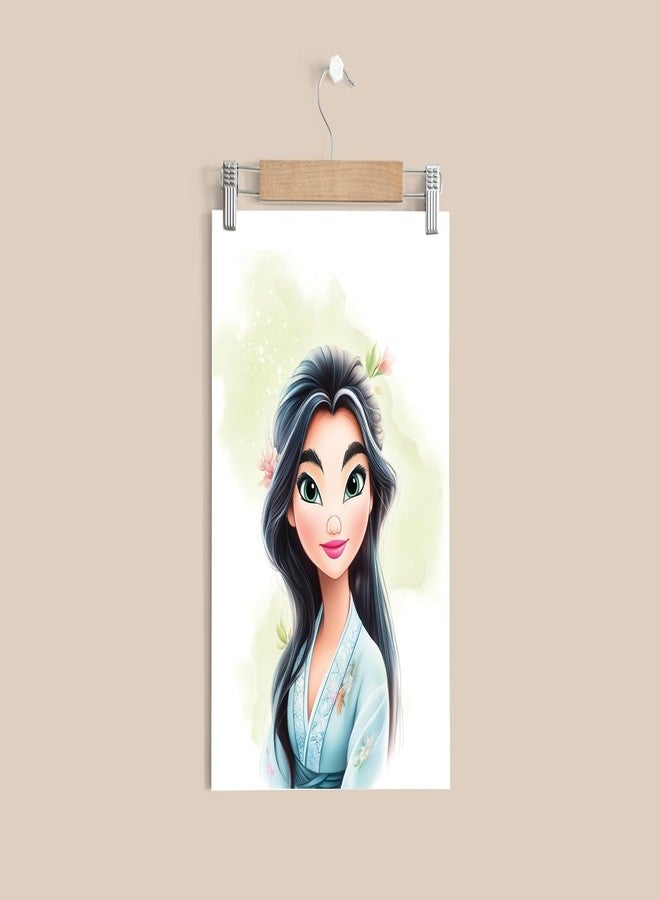 Nistio® Princess Wall Art for Girls Bedroom, Unframed Set of 10 (8x10) - Ariel, Belle, Cinderella, Elsa, Rapunzel, Mulan, Tiana, Moana, Snow White, Aurora - Image 5