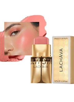 LACHAVA Multi Stick Blush for Eyeshadow and Lipstick Eyeshadow Lipstick and Face Blusher Cream 3 in 1 Non Sticky Moisturizing Hydrating Smooth Face Blush Makeup Lipstick 8G 01  - Image 1