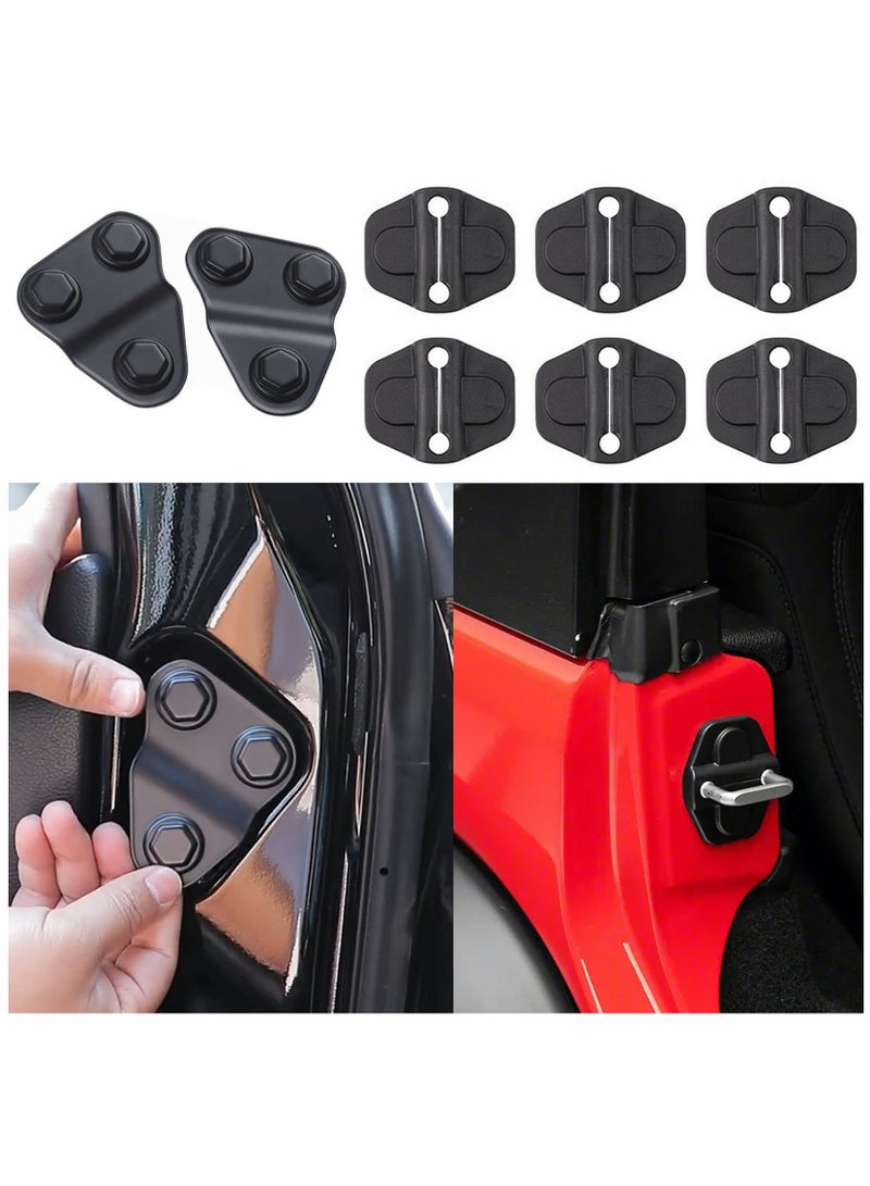 Set of 8 Door Lock Cover Accessories for Jeep JL - Enhance Your Vehicle's Style and Protection - Image 1