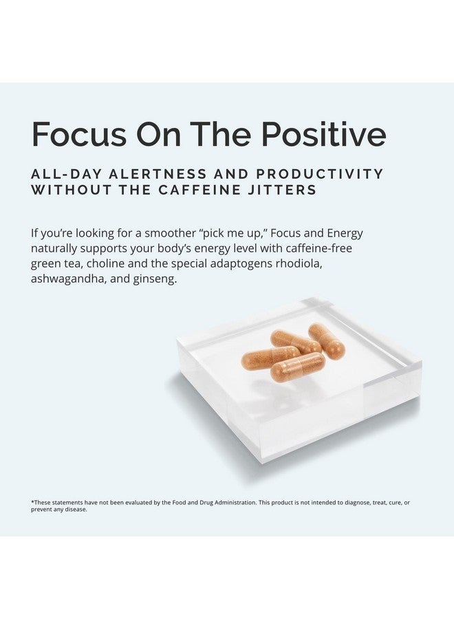 برينمد دكتور أمين BrainMD Focus & Energy - 120 كبسولة - معزز للقدرة العقلية، يعزز التركيز والانتباه - خالٍ من الكافيين والغلوتين - 30 وجبة - Image 3