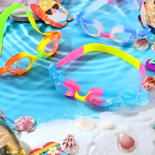 Kingdder 20 Pairs Unisex Kids Goggles Bulk for 4-14 Swimming Goggles for Children Anti Fog No Leaking Swim Goggles Pack(Stylish Style) - Image 4