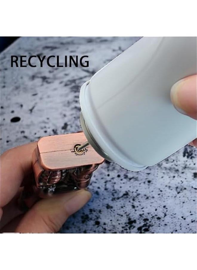Generic - Retro Creative Design Butane Lighter, Fun and Cool Lighter, Adjustable Refillable Lighter, Soft Flame Torch Lighter, Jet Flame Windproof Lighter, Unique Gift for Men and Girls (No Gas)-Red Copper - Image 1