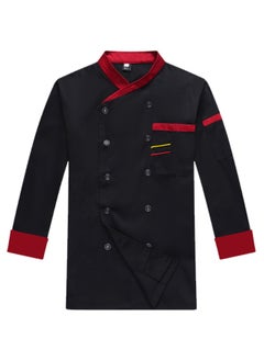 NIBEMINENT Restaurant Bakery Catering Work Wear Coat Women Kitchen Cook Clothing   Mens Chef Jacket Short Long Sleeve Chef Coat  - Image 1