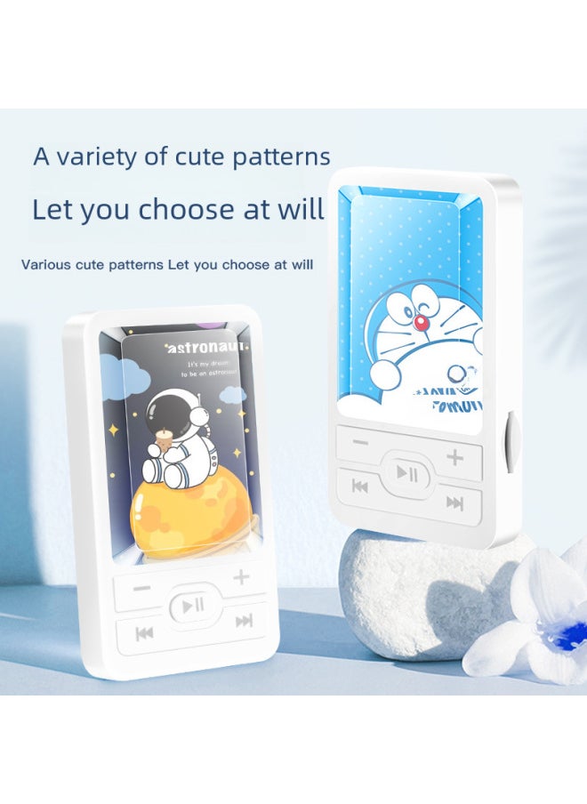 Generic - External Sound Mp3 Student Learning Walkman Simple Cartoon Sports Card Player With Memory Card Full Set Wholesale-Body Color:A1 Unicorn-Memory Capacity:4GB (Host + Ear Cable + Memory Card + OTG + Charging Cable) - Image 1