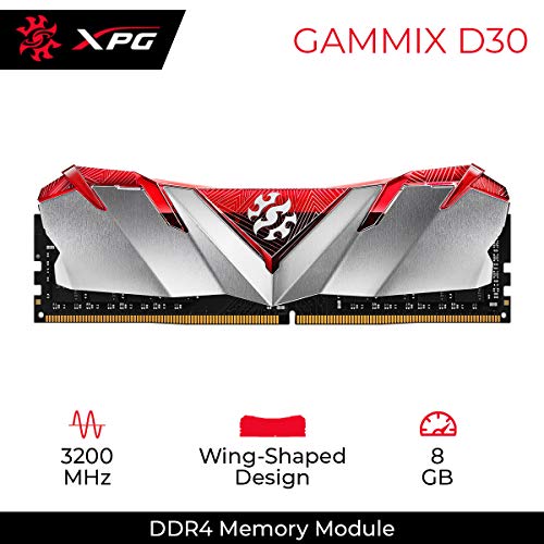ADATA A-Data Xpg Adata Gammix D30 Ddr4 3200Mhz 8Gb (1X8Gb) Desktop U-Dimm Memory (Ax4U320038G16-Sr30) - Image 2
