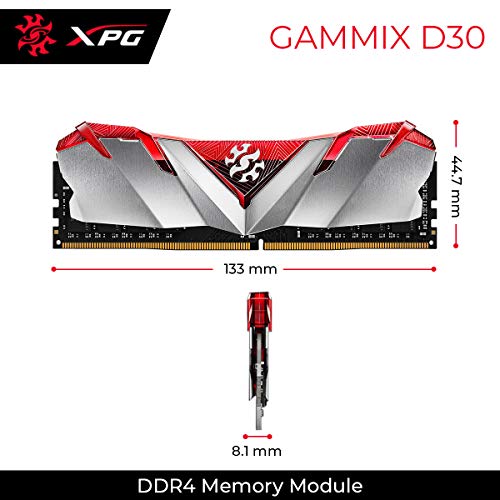 ADATA A-Data Xpg Adata Gammix D30 Ddr4 3200Mhz 8Gb (1X8Gb) Desktop U-Dimm Memory (Ax4U320038G16-Sr30) - Image 5