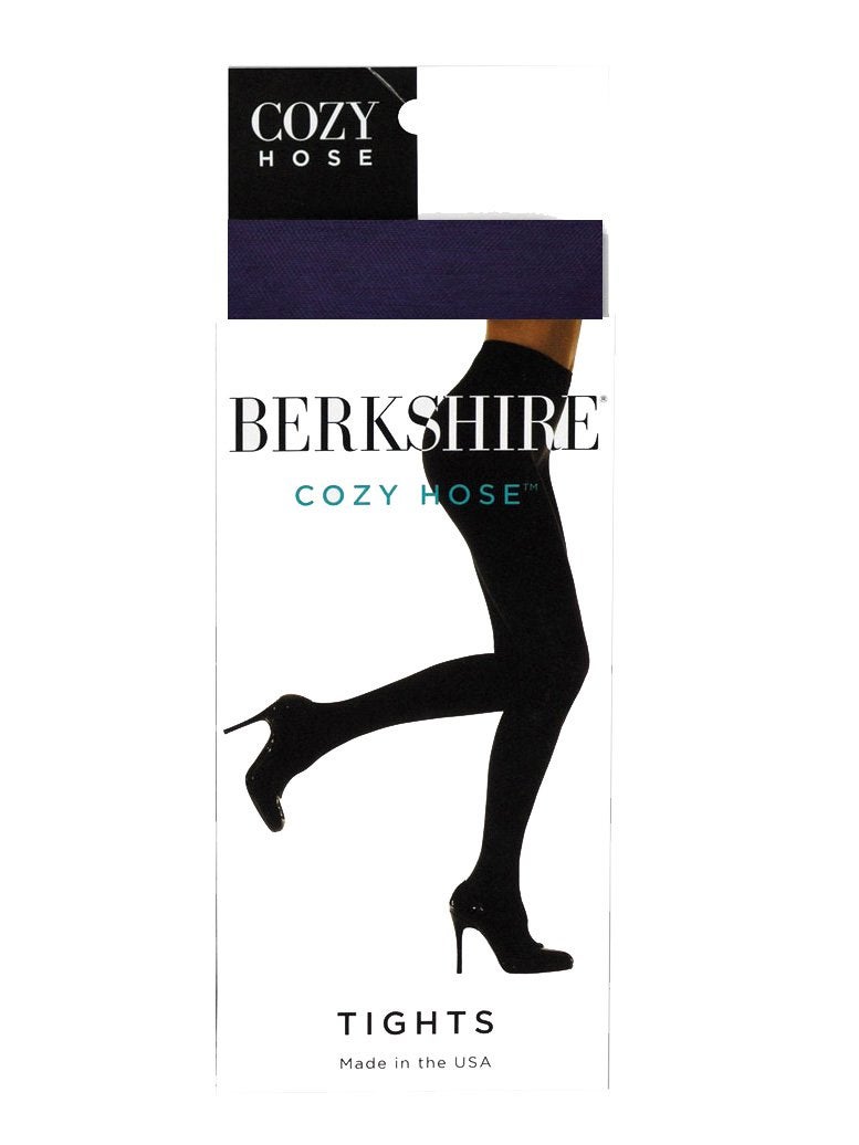 Berkshire Berkshire womens Cozy Hose Tights, Navy, 1X-2X US - Image 3