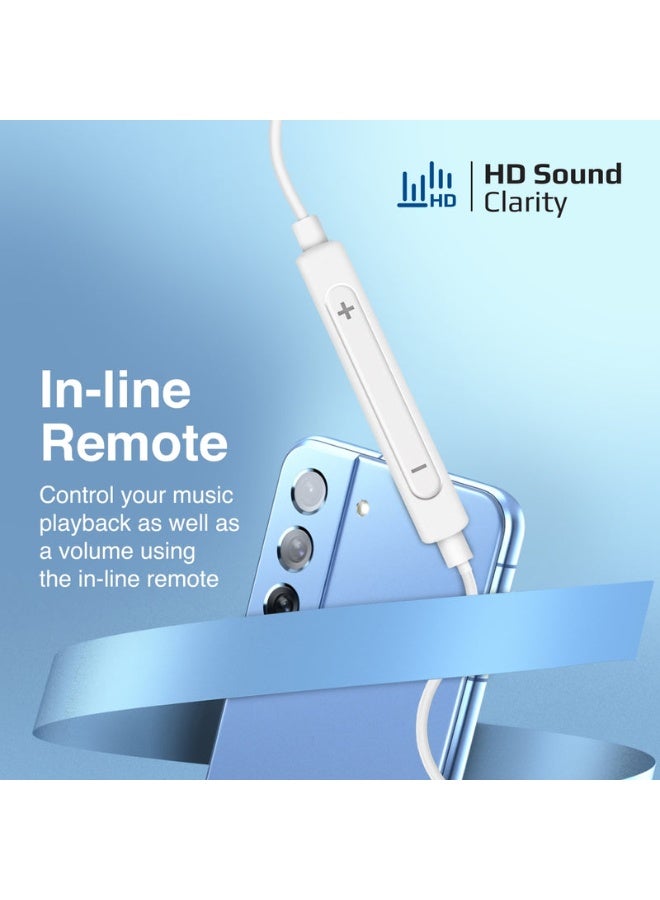 Promats Promate Ergonomic In-Ear USB-C Wired Mono Earphone | Crystal Clear Audio, Built-in Mic & Lightweight Design for Calls, Video Meetings, Online Learning & Daily Use  - Image 4