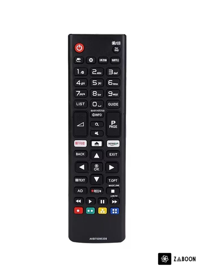 Zaboon Remote Control For LG Smart TV Black