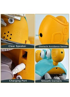 Exotic Crawling Crab Toy with Music, Rechargeable, Electronic Light Up Crawling Toy with Automatically Avoid Obstacle  - Image 5