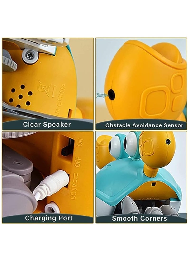 Exotic - Crawling Crab Toy with Music, Rechargeable, Electronic Light Up Crawling Toy with Automatically Avoid Obstacle - Image 1