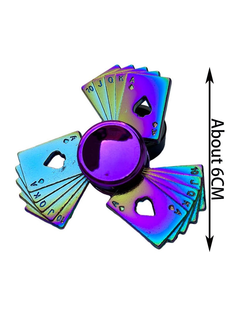 Metal Square Colorful Fidget Spinners Can Relieve Stress And Anxiety, Finger Spinners Metal Focus Stainless Steel, Eliminate Boredom For Children And Adults, Birthday Gifts - Image 2