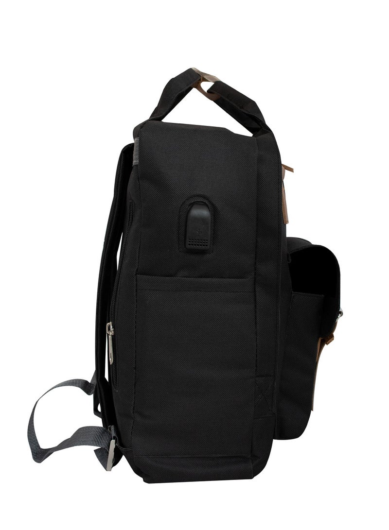 Biggdesign Laptop Backpack for Men and Women, 14-Inch Laptop Bag, Water Resistant, Anti-Theft, 10L Capacity Bag with Laptop Compartment, Travel Backpack with USB Charging Port  - Image 2