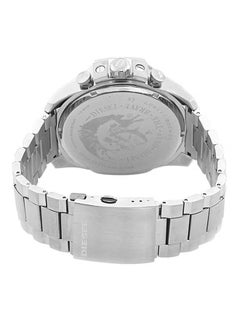 DIESEL Men's Mega Chief Round Shape Stainless Steel Chronograph Wrist Watch 54 mm - Silver - DZ4328  - Image 5
