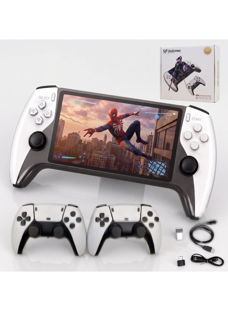 ELTRAZONE SF3500 Handheld Retro Game Console, 5-inch IPS HD Display, Dual Joystick, FHD TV Output - Image 1
