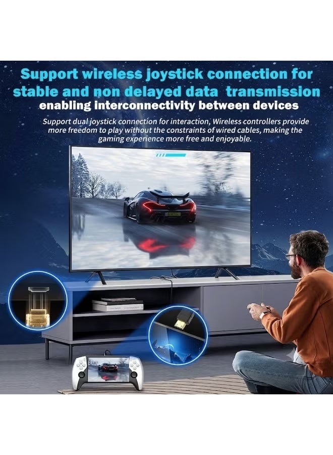 ELTRAZONE SF3500 Handheld Retro Game Console, 5-inch IPS HD Display, Dual Joystick, FHD TV Output - Image 5