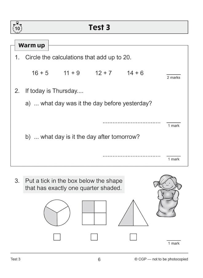 KS1 Year 2 Maths 10-Minute Tests: Problem Solving - Image 4