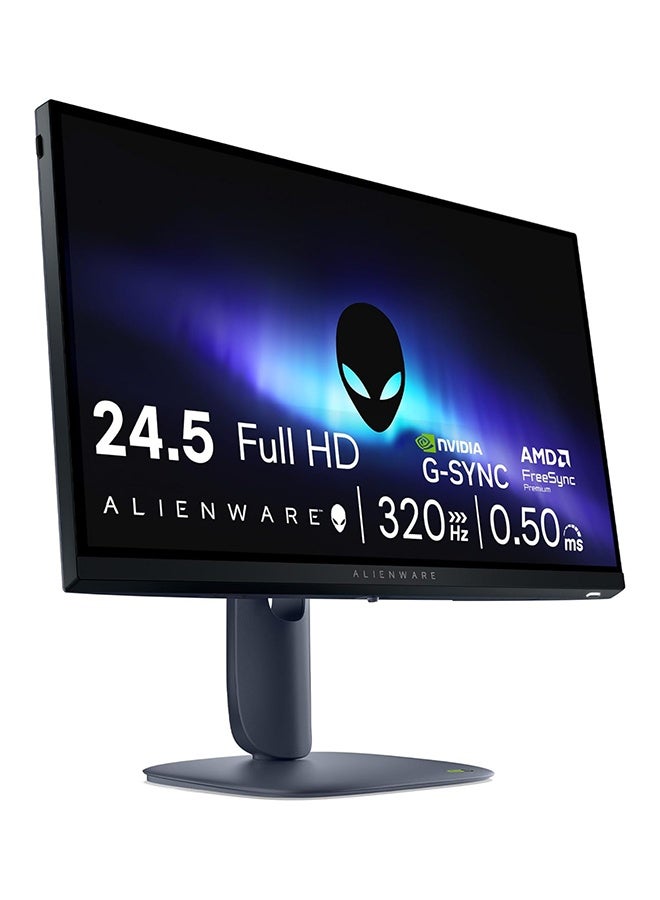 ديل شاشة الألعاب Alienware 25، شاشة IPS سريعة بحجم 25"، دقة FHD، معدل تحديث 320Hz، زمن استجابة 0.5ms (من GtG)، متوافقة مع NVIDIA G-SYNC، AMD FreeSync Premium | AW2525HM - Image 1