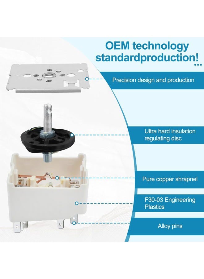 OEM home 316436001 مفتاح عنصر سطح النطاق يناسب تمامًا استبدال مفتاح التحكم في النطاق كينمور فريجيدير استبدال الطراز: 316436001 AP3885460 316021501 ps1145040 - Image 4
