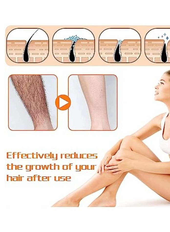 Crystal Hair Eraser, Crystal Hair Eraser, Painless Exfoliating Magic Crystal Hair Remover, Quick and Easy Hair Removal Multi colored - Image 4