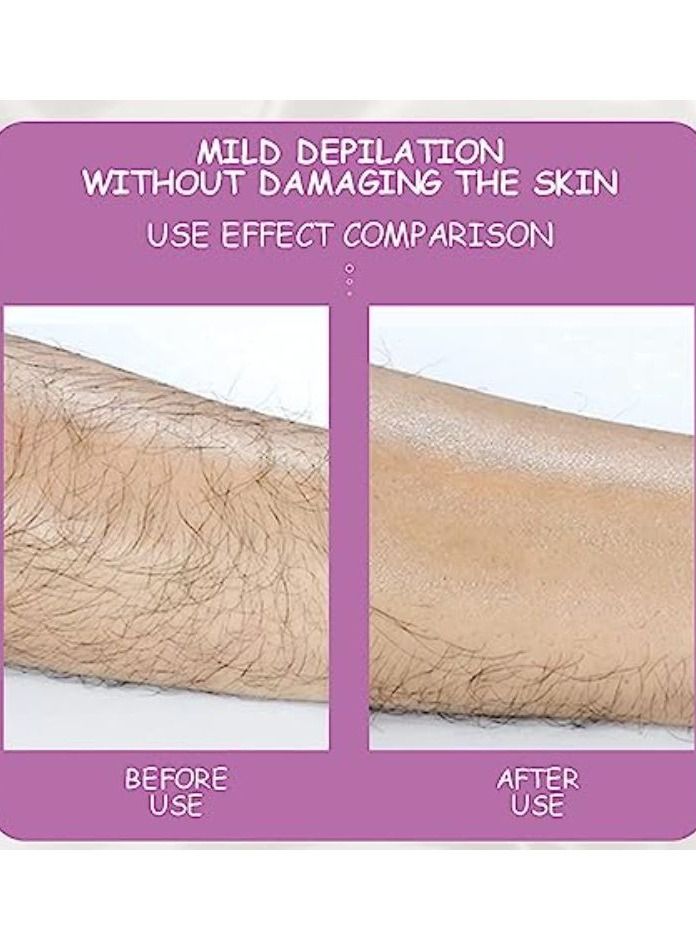 Crystal Hair Eraser, Crystal Hair Eraser, Painless Exfoliating Magic Crystal Hair Remover, Quick and Easy Hair Removal Multi colored - Image 5