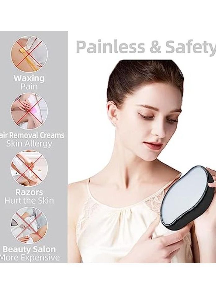 Crystal Hair Eraser, Crystal Hair Eraser, Painless Exfoliating Magic Crystal Hair Remover, Quick and Easy Hair Removal Multi colored - Image 3