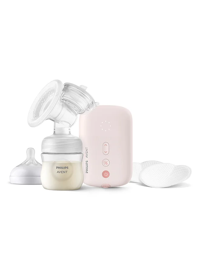 Philips Avent Single Electric Breast Pump Corded, 3 Pin | No.1 Brand Recommended by Moms Worldwide | Natural Motion Technology for Quicker Milk Flow