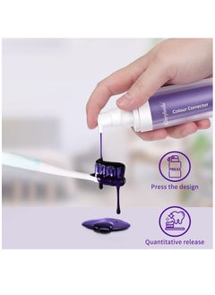 GlorySmile v34 Colour Corrector Purple Toothpaste Teeth Whitening Color Corrector Toothpaste Purple Teeth Whitener Teeth Whitening Booster Purple Whitening Toothpaste Teeth Whitener Tooth Stain Removal 30ml  - Image 2
