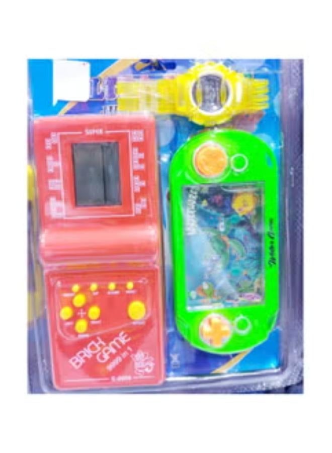 (3in1)Classic Brick Game Handheld Game Console