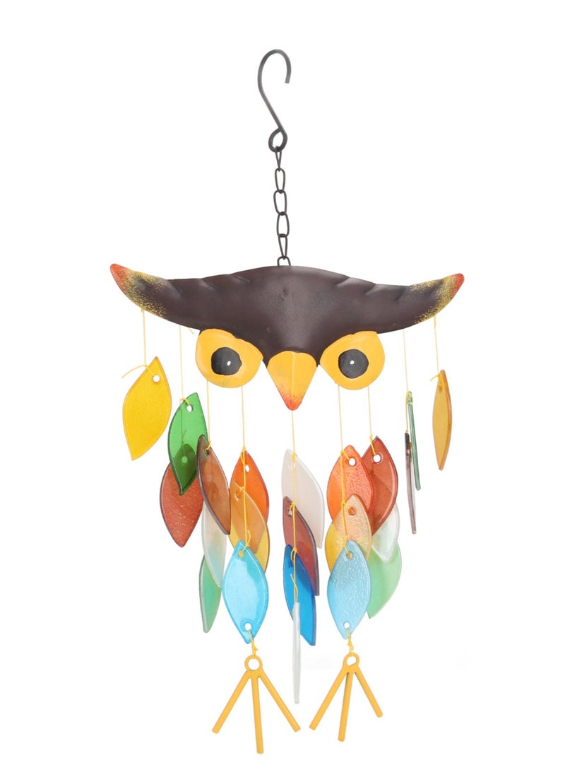 Velaurs Owl Wind Chime Soft Sound Baby Bed Hanging Decoration Multipurpose Bed Bell Pendant for Window Kids Room  - Image 1