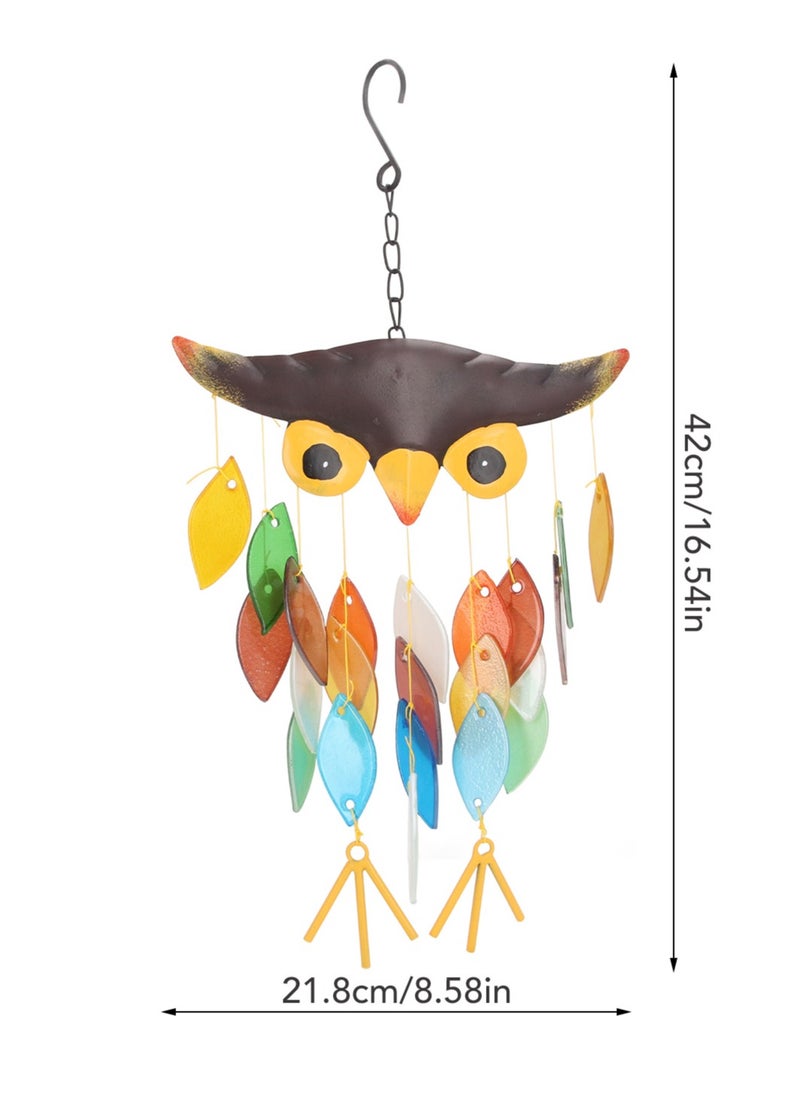 Velaurs Owl Wind Chime Soft Sound Baby Bed Hanging Decoration Multipurpose Bed Bell Pendant for Window Kids Room  - Image 2