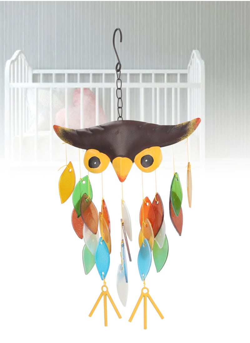 Velaurs Owl Wind Chime Soft Sound Baby Bed Hanging Decoration Multipurpose Bed Bell Pendant for Window Kids Room  - Image 4