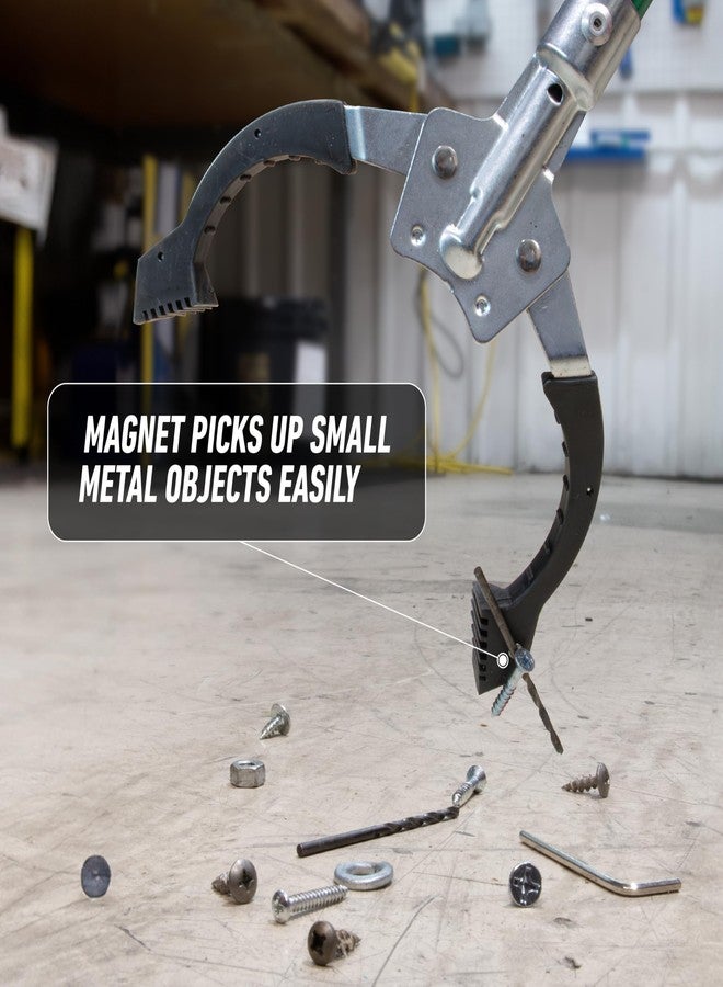 Unger Professional 36” Nifty Nabber, 2 Count, Reacher Grabber Tool, Trash Picker Upper, Built-in Magnet and Ergonomic Grip, Outdoor Claw Pickup, Reaching Assist for Seniors, Safely Perform Tasks - Image 4
