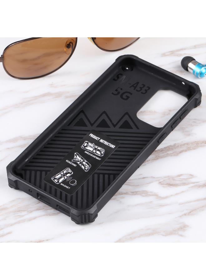 erorex Case For Samsung Galaxy A33 5G Shockproof TPU + PC Magnetic Protective Phone Case with Holder - Image 5
