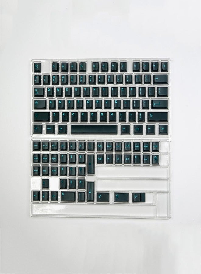 Sumgsn 114 Keys Translucent Keycaps Cherry Profile Doubleshot Cyan Keycap Set Fit for 60% 65% 75% Cherry Mx Switches Mechanical Keyboards - Image 5