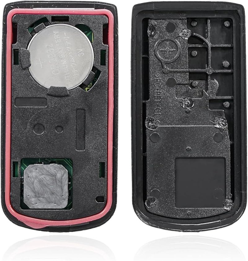 ECCPP 4 أزرار جهاز التحكم عن بعد مفتاح دخول بدون مفتاح لميتسوبيشي أوتلاندر 2.4 لتر 2008-2018 بديل OUC644M مفتاح N 315 ميغاهيرتز - Image 2