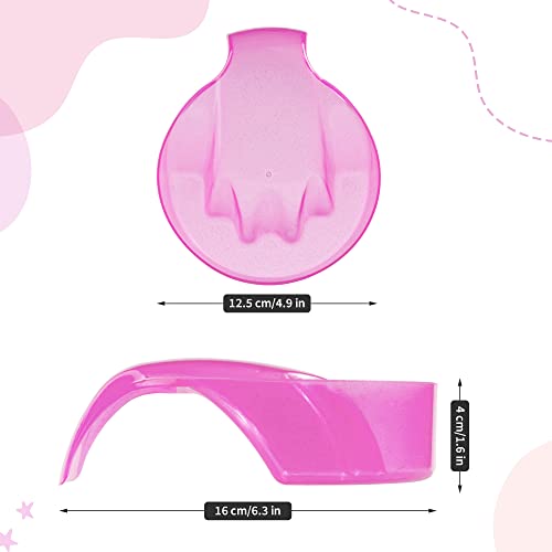 TXIN 4 Pcs Hand Cuticle Nail Soaking Bowl, Dead Skin Cleaning Softening Nursing Bowl, Soften Dead Skin Soaking Manicure Bowl, Manicure Soaking Tool, Acrylic/Gel Finger Nail Art Tips Soak Bowl Tray - Image 2